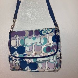 Coach crossbody messenger bag